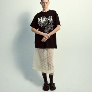 男女通用T 4色 UNISEX TSHIRT TRIPLE FLOWER